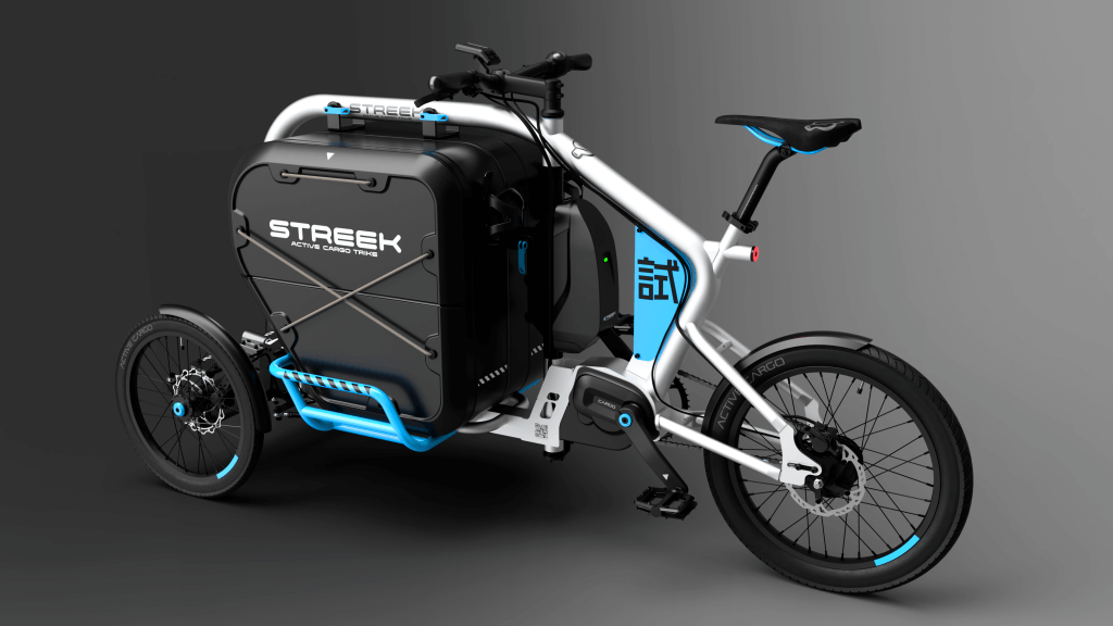 ジャパンモビリティショー2023（旧東京モーターショー）に電動アシスト三輪カーゴバイク「STREEK」が登場！